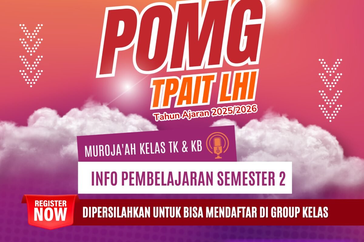 Flyer POMG TPAIT LHI Semester 2 Tahun Ajaran 2025/2026