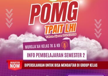 Flyer POMG TPAIT LHI Semester 2 Tahun Ajaran 2025/2026